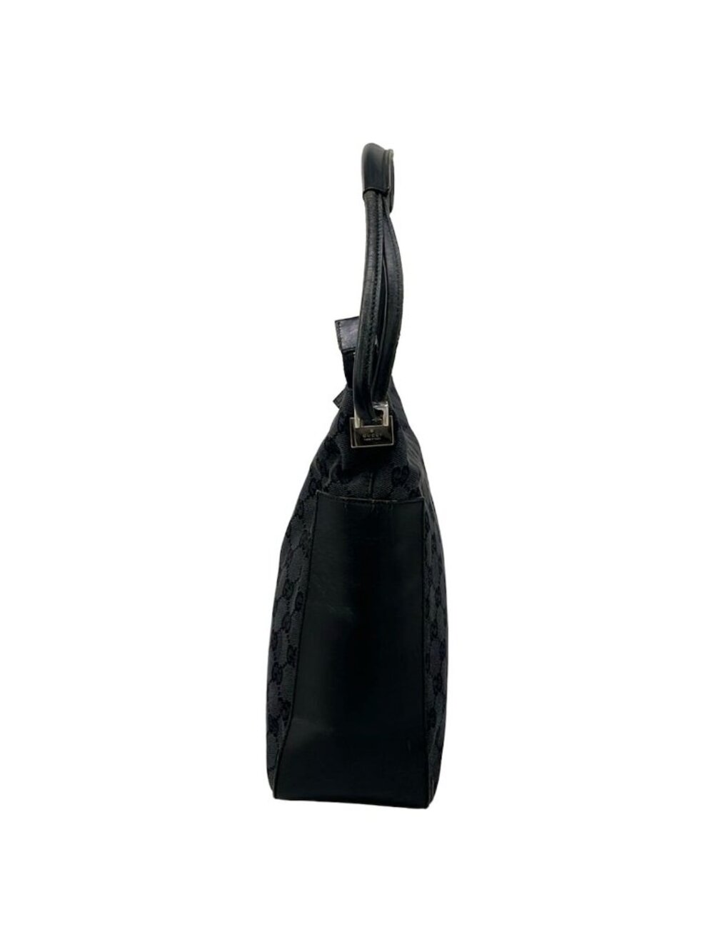 Gucci Handbag GG Pattern Black Leather - Picture 4 of 11